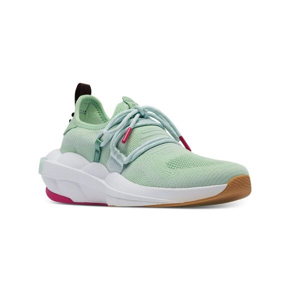 SOREL Shoes - SOREL Womens Green At Heel Explorer Toe Wedge Athletic Sneakers Shoes 6.5